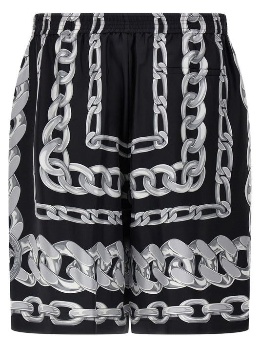 Versace Medusa Chains Bermuda Shorts