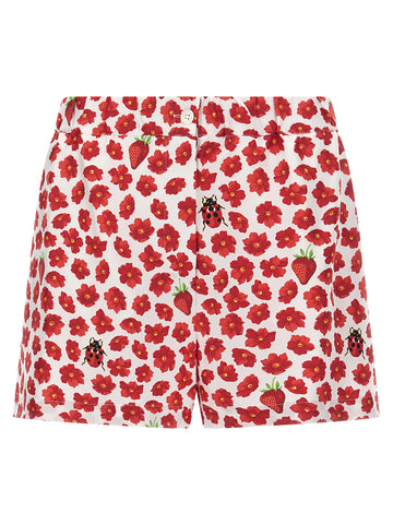 Versace Strawberry Garden Shorts