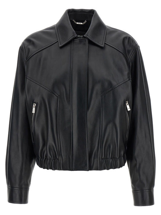Versace Leather Blouson