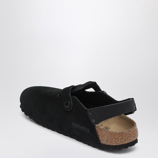 Birkenstock Black suede Tokyo ciabatta