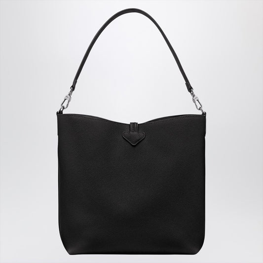 Longchamp M Le Roseau black Hobo Bag