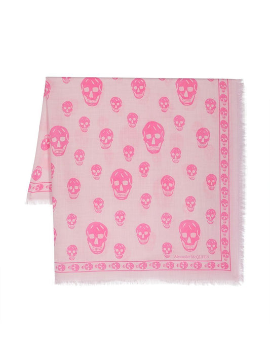 Alexander McQueen Skull wool scarf