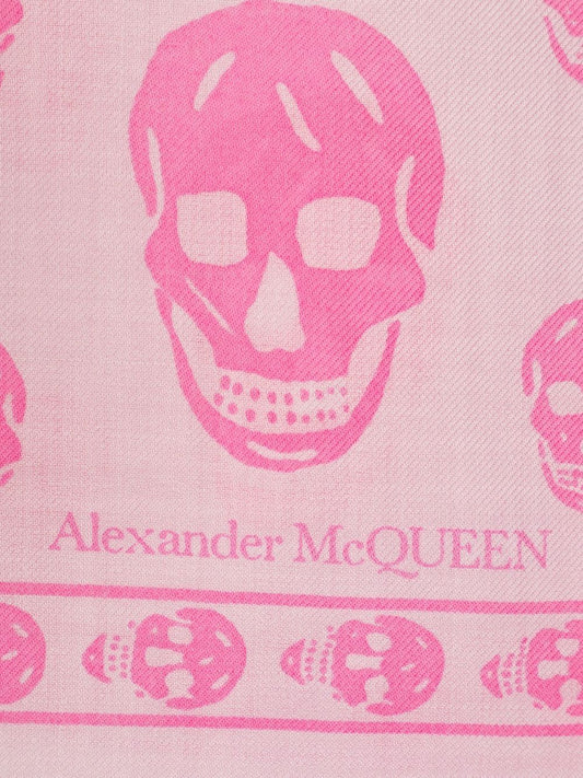 Alexander McQueen Skull wool scarf