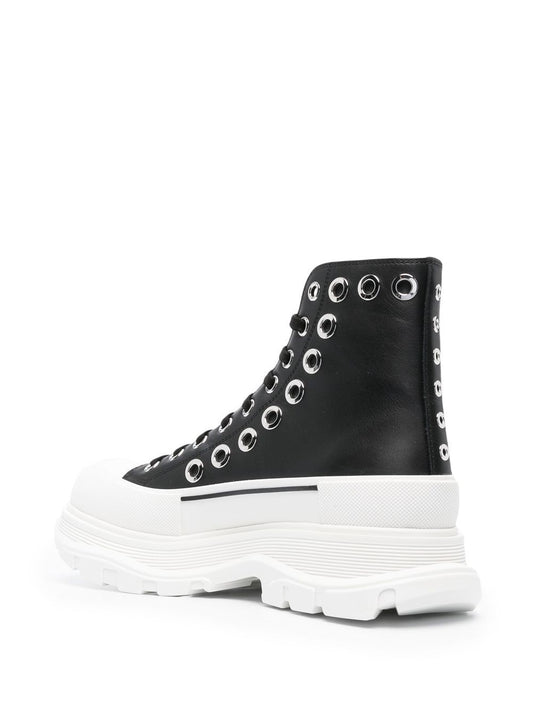 Alexander McQueen tread slick ankle boots