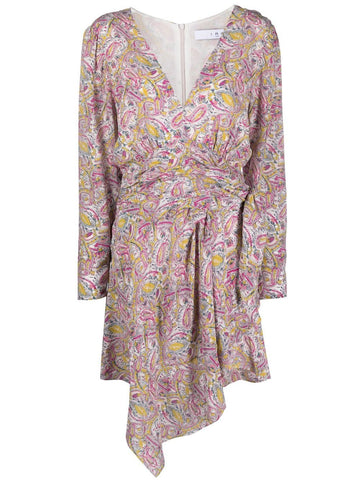 Iro Taro short wrap dress