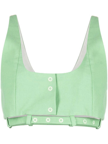 Ganni cropped tank top
