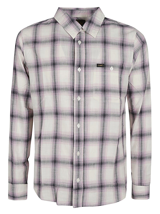 Lee long-sleeve plaid shirt