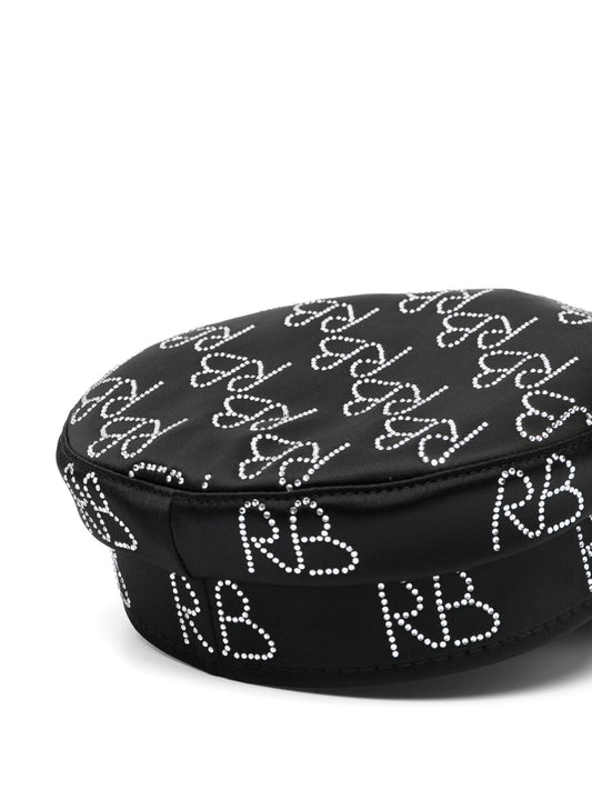 Ruslan Baginskiy crystal-embellished Baker Boy Hat