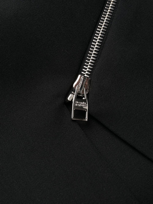 Alexander McQueen zip-embellished Midi Dress