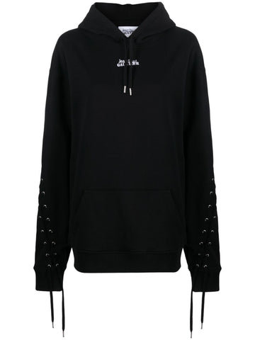 Jean Paul Gaultier Logo cotton hoodie