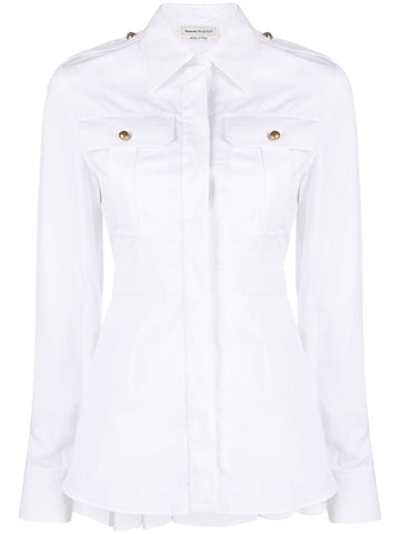 Alexander McQueen Pleated shirt