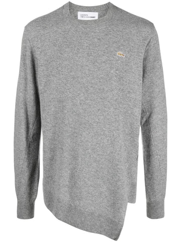 Comme Des Garcons x Lacoste Asymmetric Wool Sweater
