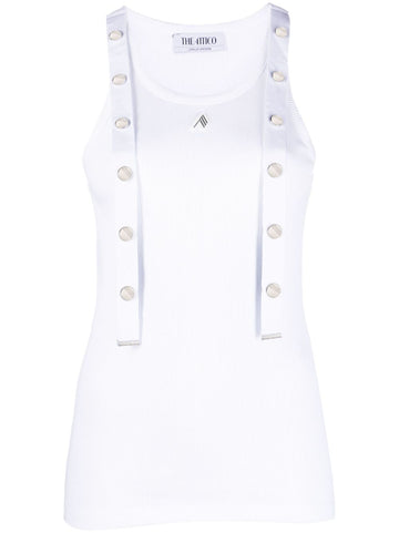 The Attico Ribbed cotton tank top