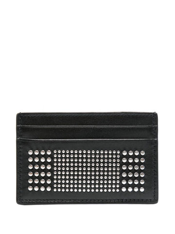 Alexander McQueen Studded leather card case