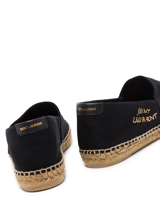 Saint Laurent logo-embroidered Espadrilles