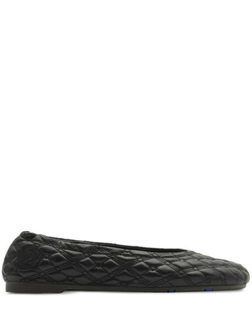Burberry leather sadler ballerinas