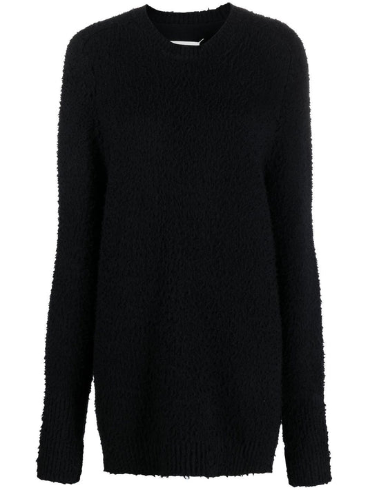 Maison Margiela Four-stitch brushed jumper