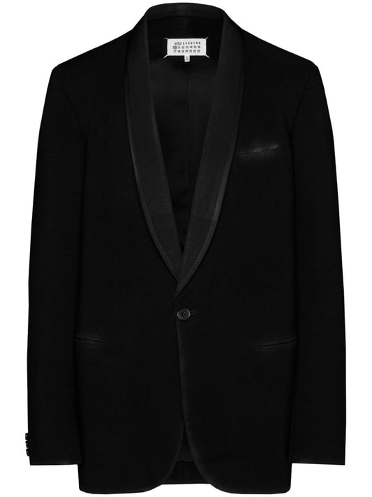 Maison Margiela Single-breasted blazer with 4-needle detail