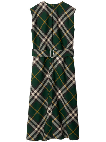 Burberry Nova Check Midi Dress