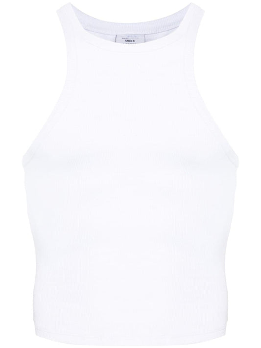 Vetements Logo cotton tank top