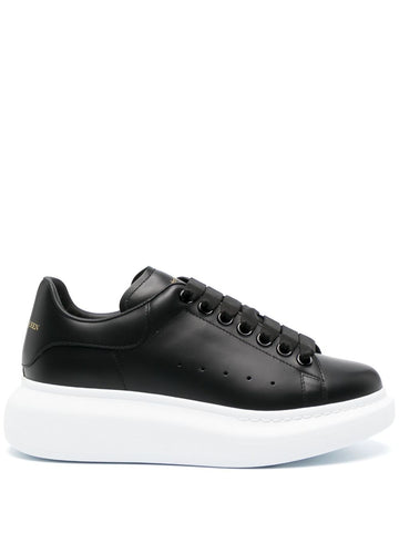 Alexander McQueen Black Leather Sneakers
