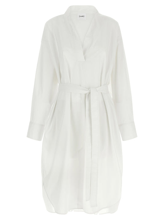 Nude Chemisier Dress