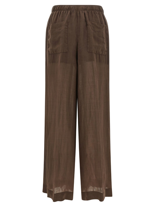 Nude Palazzo Pants