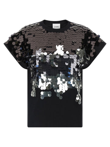Nude Sequin T-shirt
