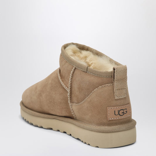 UGG Classic Ultra Mini sand coloured boot