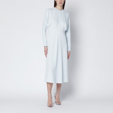 Victoria Beckham Ice blue Dolman midi dress
