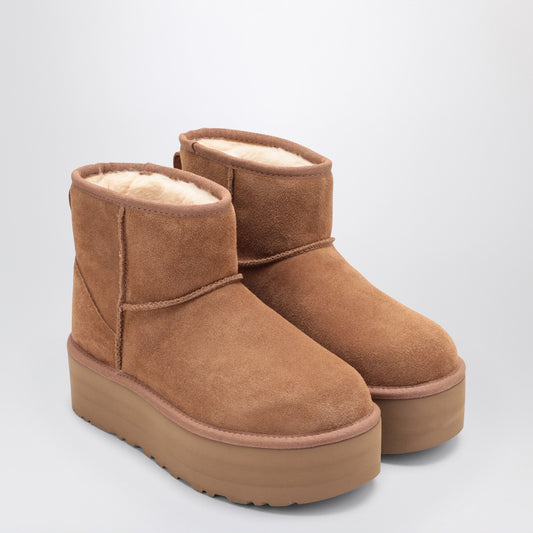 UGG Classic Mini Platform boots in chestnut