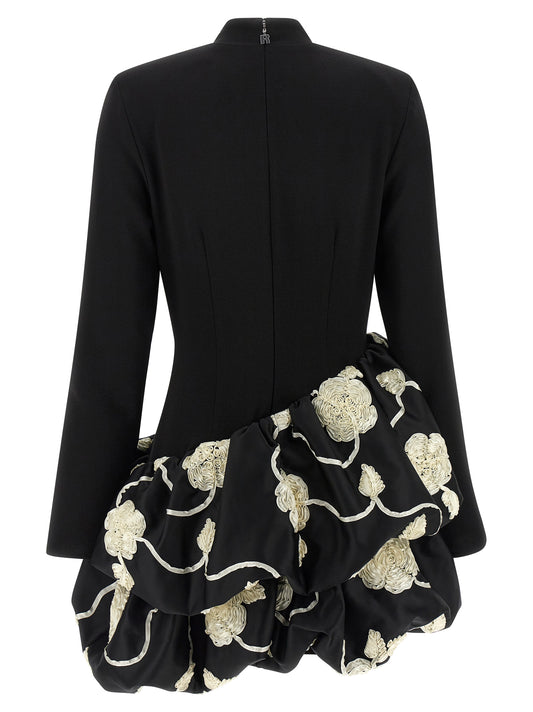 Rotate Birger Christensen 3d Flower Bubble Dress