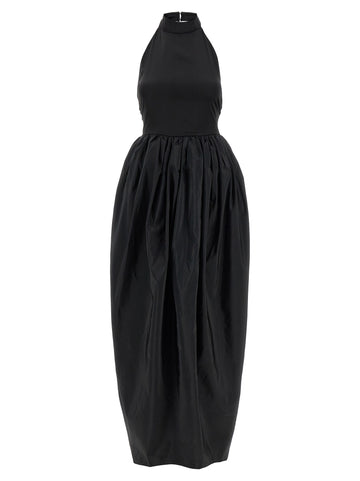 Rotate Birger Christensen Satin Taffeta Maxi Dress