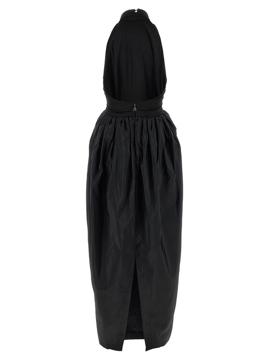 Rotate Birger Christensen Satin Taffeta Maxi Dress