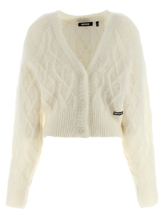 Rotate Birger Christensen Fluffy Knit Cardigan