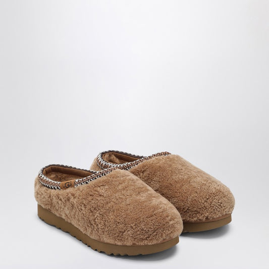 UGG Tasman Maxi Curly chestnut-coloured slipper