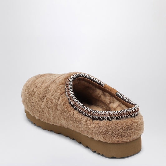 UGG Tasman Maxi Curly chestnut-coloured slipper