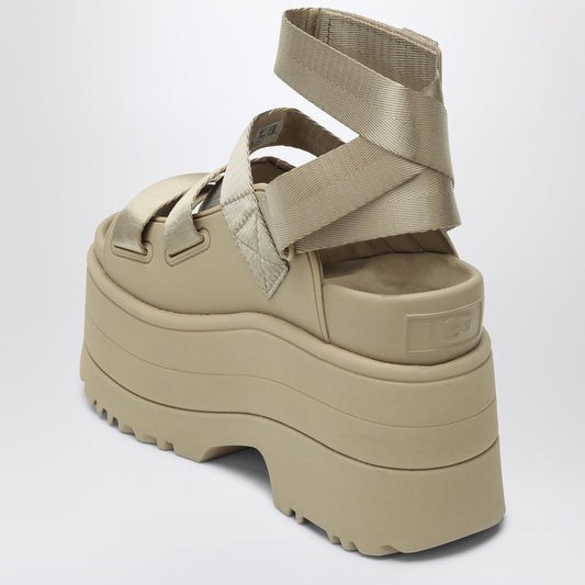 UGG Platform Sandals Goldenrise in Sand Colour