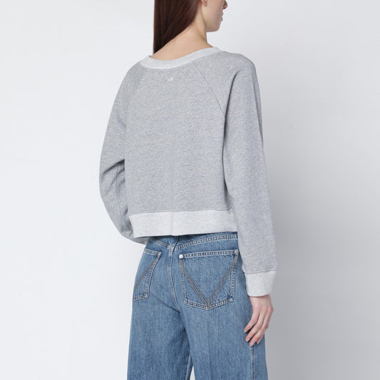 Victoria Beckham Constance sweatshirt in grey mélange