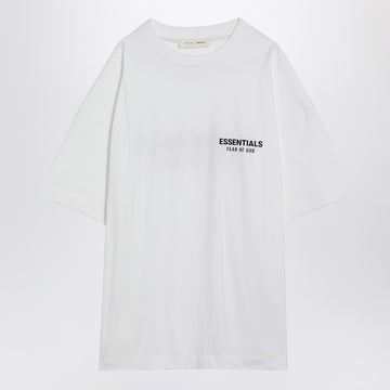 Fear of God Essentials White cotton T-shirt with logo
