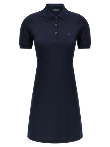 Courreges Piqué Polo Dress