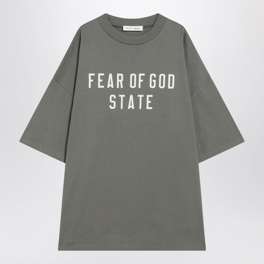 Fear of God Essentials Moss-colored 90’s cotton T-shirt