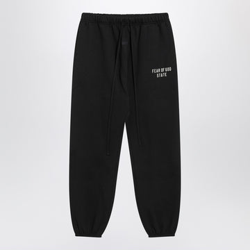 Fear of God Essentials Black jogging trousers with logo