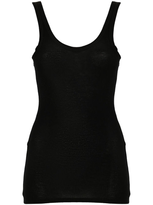 Majestic Ribbed viscose tank top