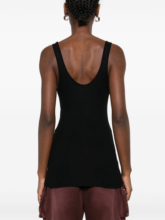 Majestic Ribbed viscose tank top