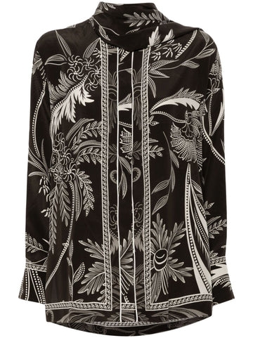 F.R.S . Printed silk shirt
