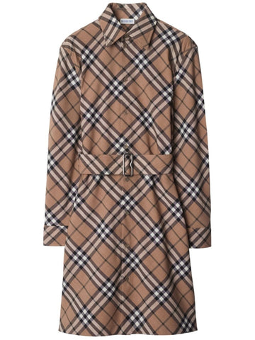 Burberry Checked shirt dress