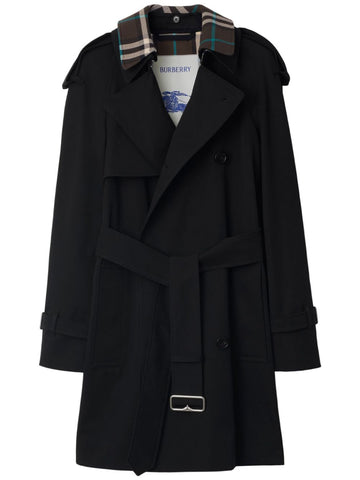 Burberry detachable-collar trench coat