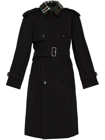 Burberry detachable-collar trench coat