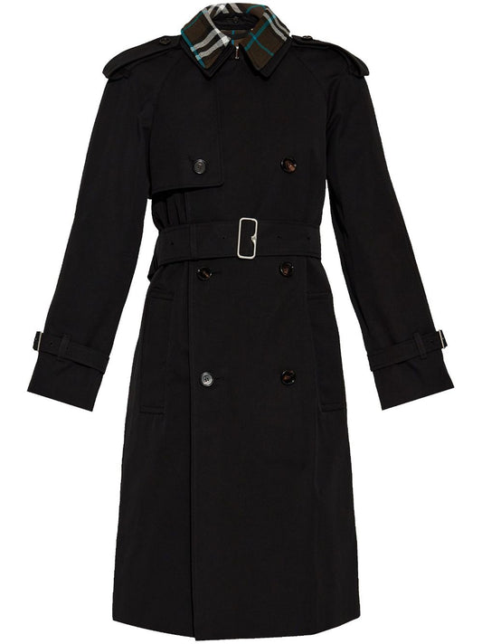 Burberry detachable-collar trench coat